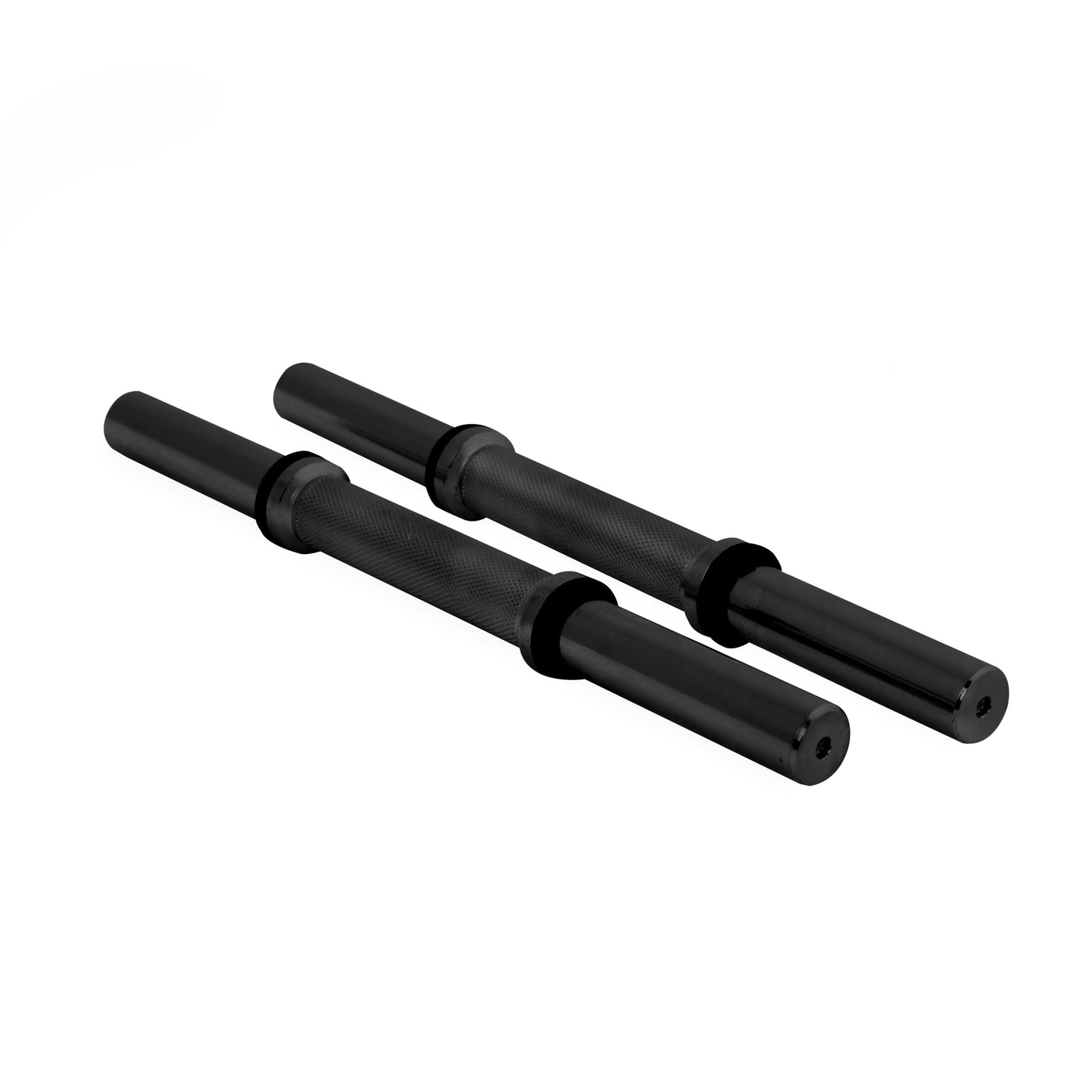 Barbell Pair of 14" Standard Dumbbell Handles, Black