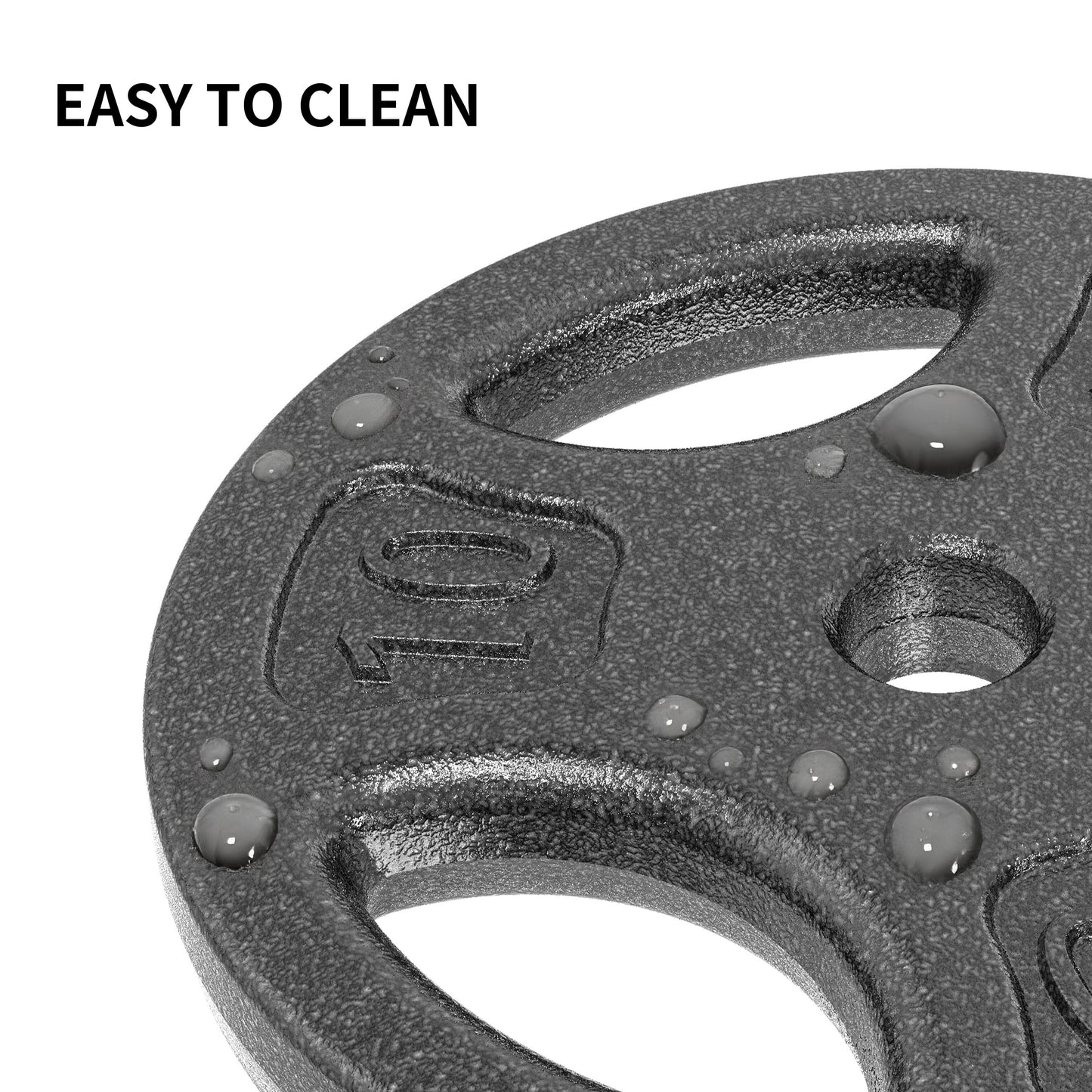 100LB Black Cast Iron Standard Weight Plate Sets, Used as Both Dumbbell and Barbell