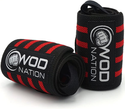 Wrist Wraps for Weightlifting & Strength Training – Professional Gym Straps W/Thumb Loop for Men & Women