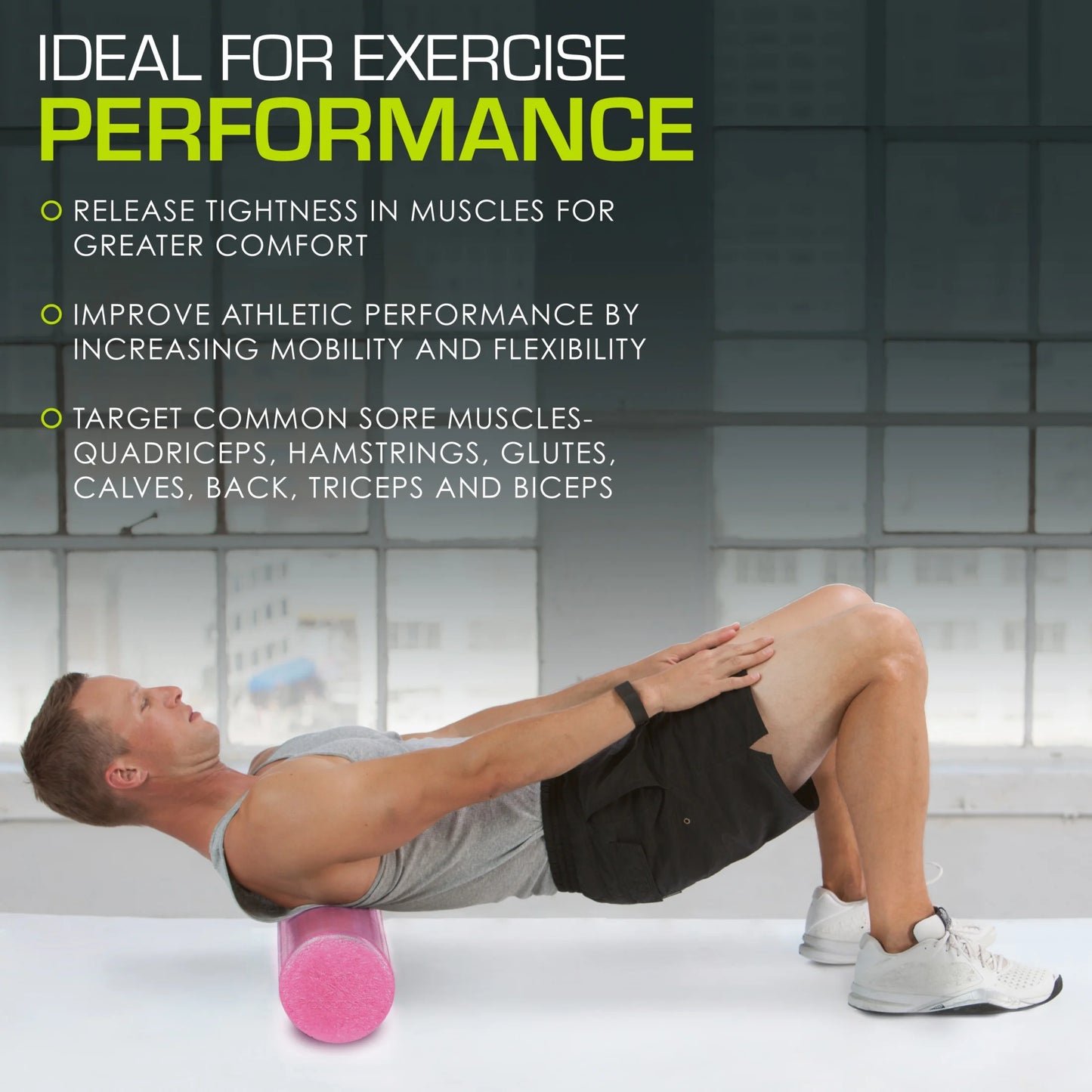 High Density Foam Roller 36, 18, 12 - Inches