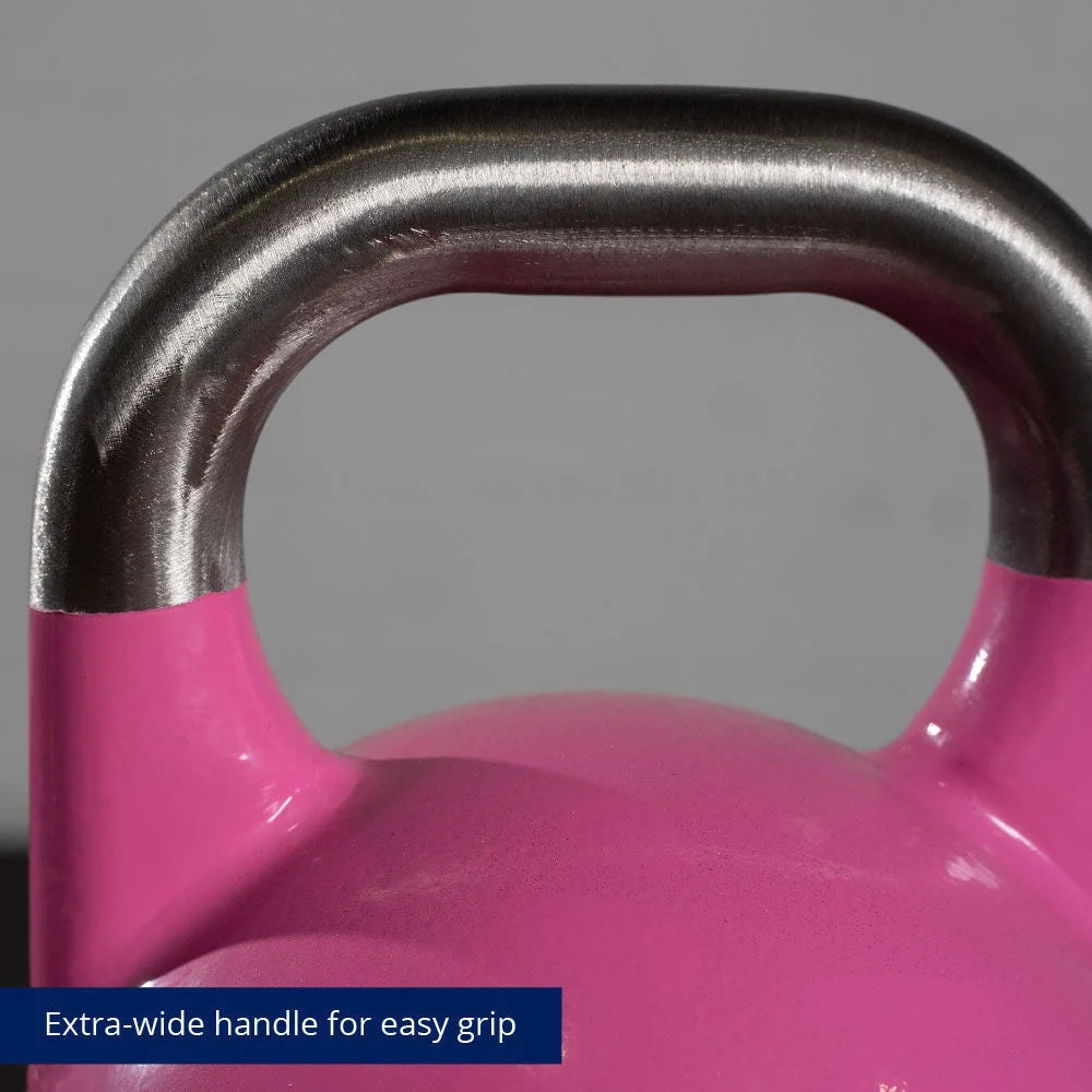 16 KG Competition Kettlebell, Single Piece Casting, KG Markings, Full Body Workout