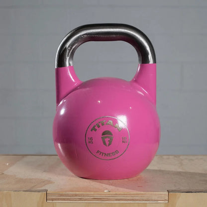 16 KG Competition Kettlebell, Single Piece Casting, KG Markings, Full Body Workout
