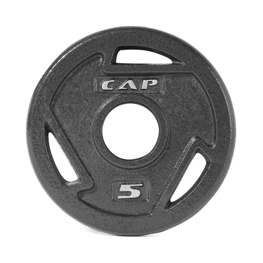 Barbell, 5Lb Olympic Grip Plate, Black