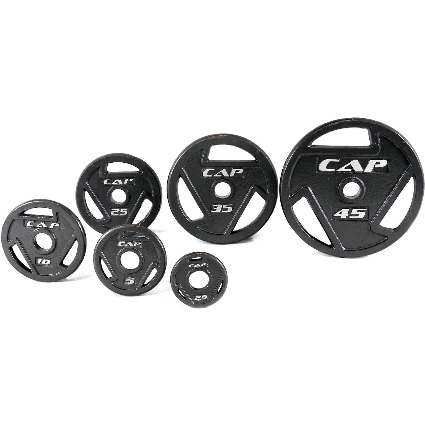 Barbell, 5Lb Olympic Grip Plate, Black