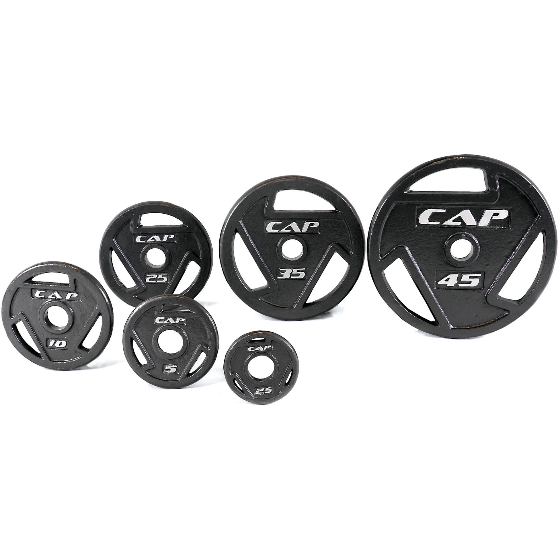 Barbell, 5Lb Olympic Grip Plate, Black