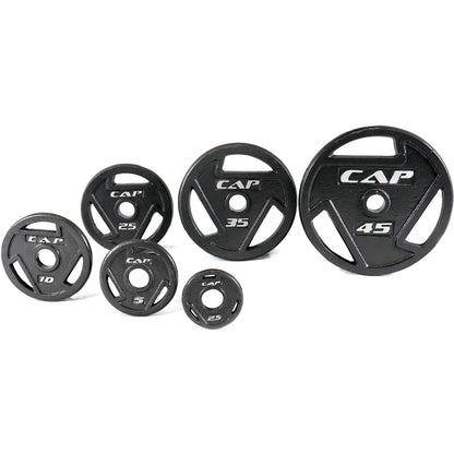 Barbell, 5Lb Olympic Grip Plate, Black