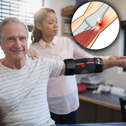 Elbow Compression Sleeve Weightlifting - Golfers Elbow Brace for Tendonitis and Tennis Elbow for Men Women, Support Strap Cubital Tunnel Brace for Sleeping Ulnar Nerve Entrapment Relief