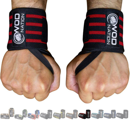 Wrist Wraps for Weightlifting & Strength Training – Professional Gym Straps W/Thumb Loop for Men & Women