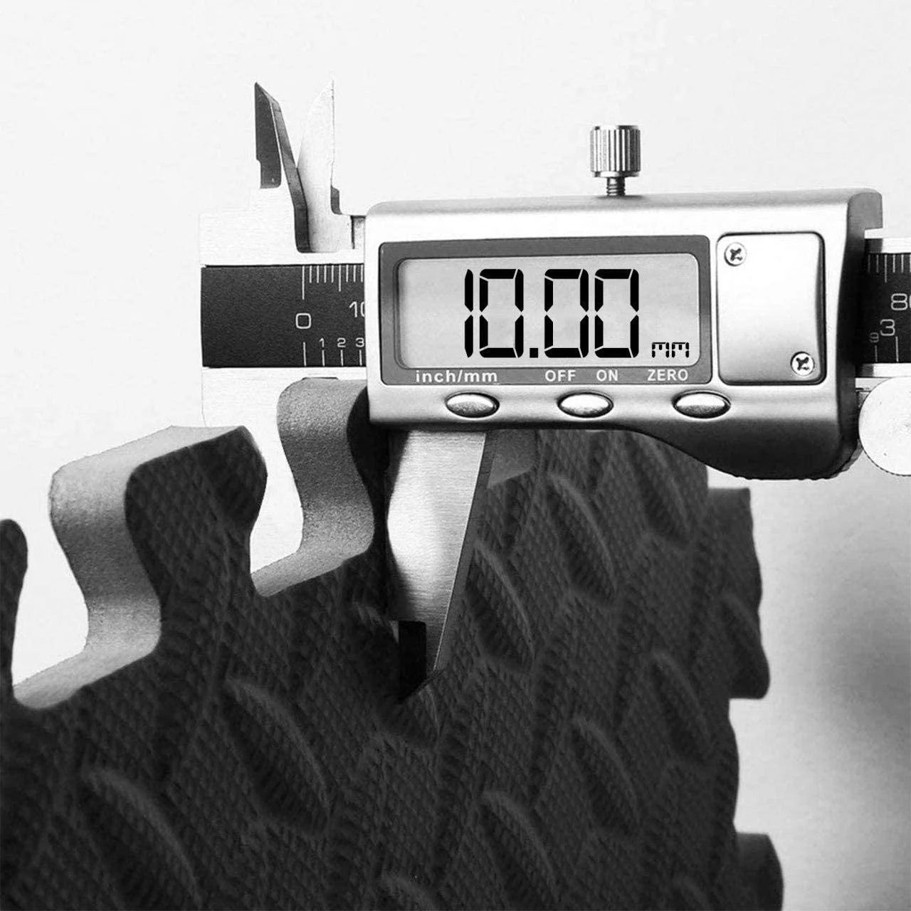 Interlocking Foam Flooring EVA Exercise Protective Flooring 12-Tile Fitness Mat Black